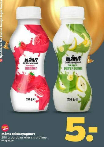 Netto Måms drikkeyoghurt tilbud
