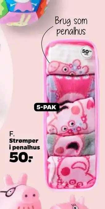 Netto Strømper i penalhus tilbud