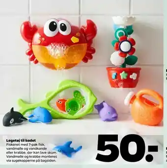 Legetøj til badet