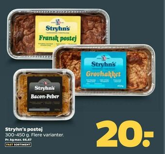 Netto Stryhn's postej tilbud