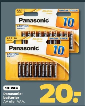 Netto Panasonic batterier tilbud