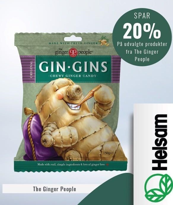 Gin gins tilbud hos Helsam