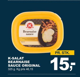 Let-Køb K-salat bearnaise sauce original tilbud