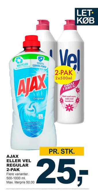 Let-Køb Ajax eller vel regular tilbud