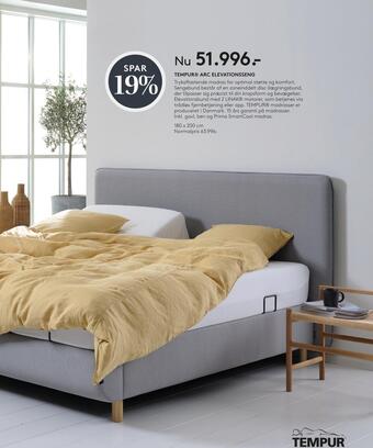 SENG Tempur arc elevationsseng tilbud