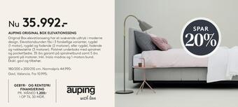 SENG Auping original box elevationsseng tilbud
