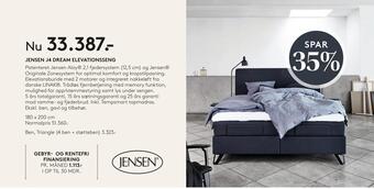SENG Jensen j4 dream elevationsseng tilbud