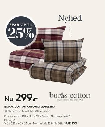 SENG Borås cotton antonio sengetøj tilbud