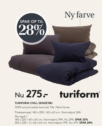 SENG Turiform chill sengetøj tilbud