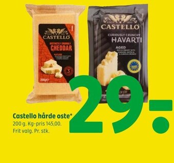 Castello hårde oste