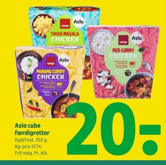 Coop 365 Asia cube færdigretter tilbud
