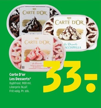 Carte D'or Les Desserts