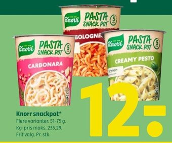 Coop 365 Knorr snackpot tilbud