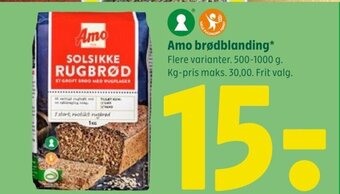 Coop 365 Amo brødblanding tilbud