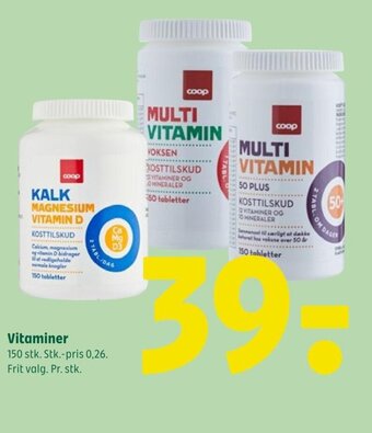 Coop 365 Vitaminer tilbud