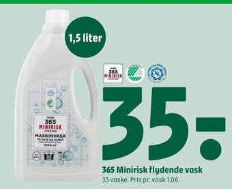 365 Minirisk flydende vask