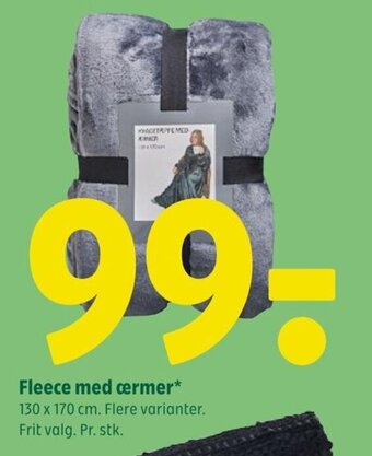 Fleece med aermer