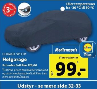ULTIMATE SPEED Helgarage