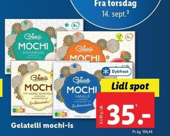 Lidl Gelatelli mochi-is tilbud