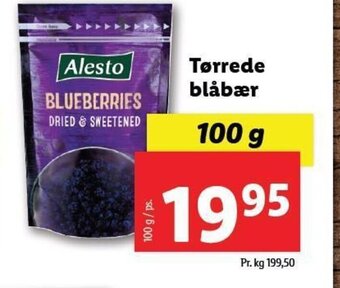 Lidl Tørrede blåbær tilbud