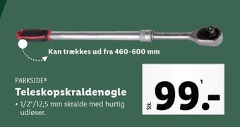 Lidl Teleskopskraldenøgle tilbud