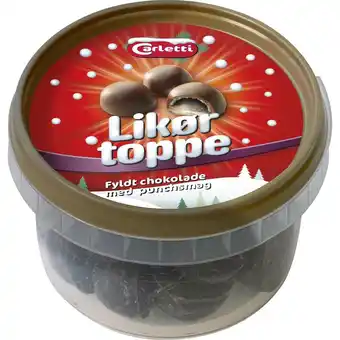 Fleggaard Carletti likørtoppe 144g tilbud