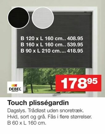 Bauhaus Touch plisségardin tilbud