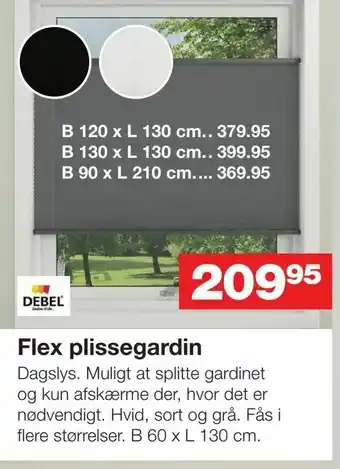 Flex plissegardin