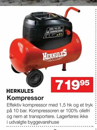 Bauhaus Kompressor tilbud
