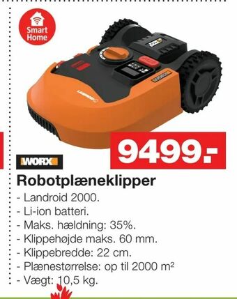 Bauhaus Robotplæneklipper tilbud