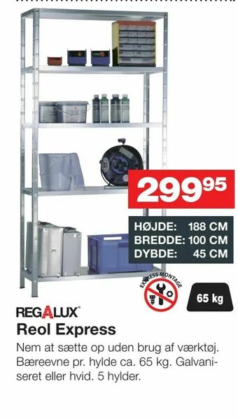 Bauhaus Reol Express tilbud