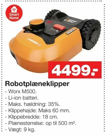 Bauhaus Robotplæneklipper tilbud