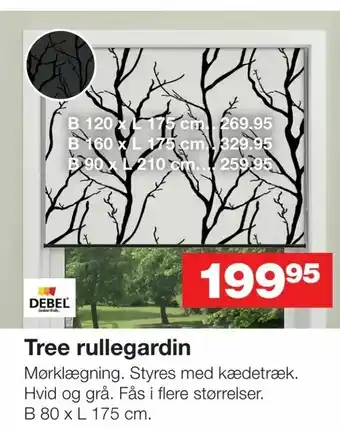 Bauhaus Tree rullegardin tilbud