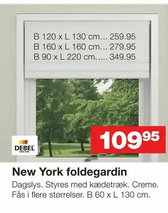 New York foldegardin