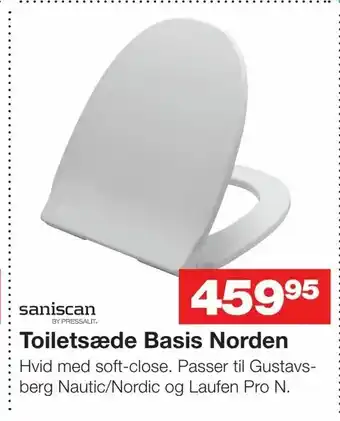 Toiletsæde Basis Norden