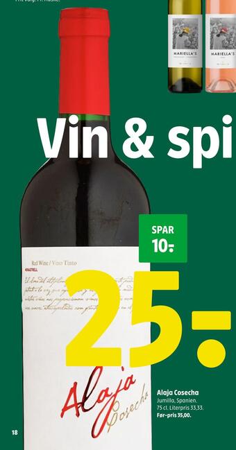 Coop 365 Alaja cosecha tilbud