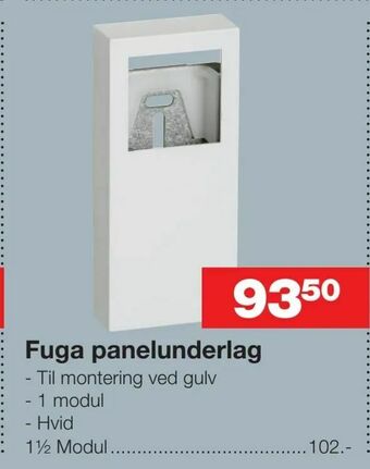 Bauhaus Fuga panelunderlag tilbud