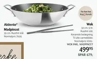 Kop & Kande Wok inkl. madpincet tilbud