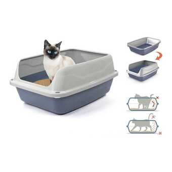Kattebakke georplast sonic (56 x 40 x 24 cm)