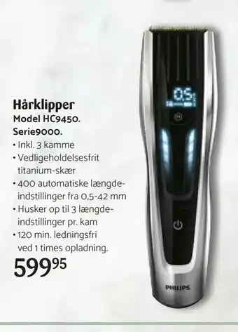 Hårklipper Model HC9450 Serie9000
