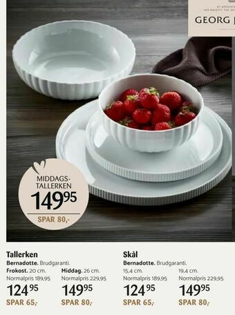 Kop & Kande Tallerken tilbud