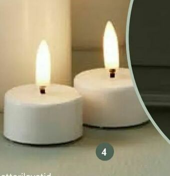 Kop & Kande LED fyrfadslys tilbud