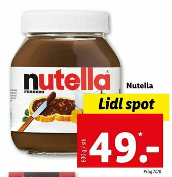 Let-Køb Nutella tilbud