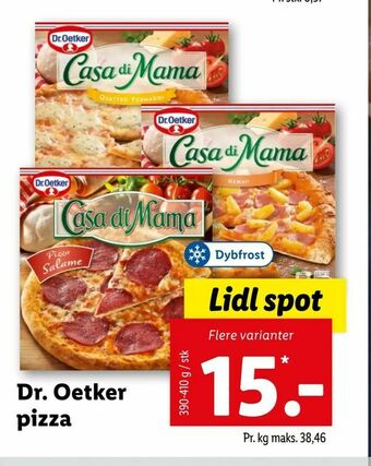 Let-Køb Dr. Oetker pizza tilbud