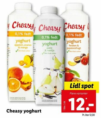Let-Køb Cheasy yoghurt tilbud