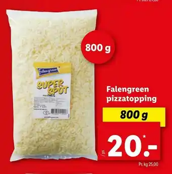 Falengreen pizzatopping