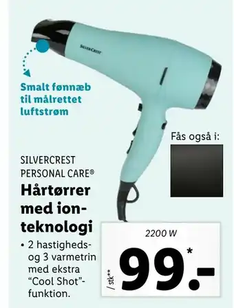 Hårtørrer med ion teknologi