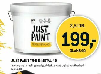 XL-BYG Just paint træ & metal 40 tilbud