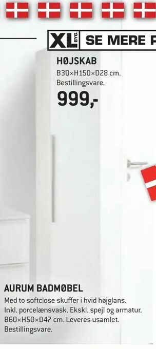 XL-BYG Højskab tilbud