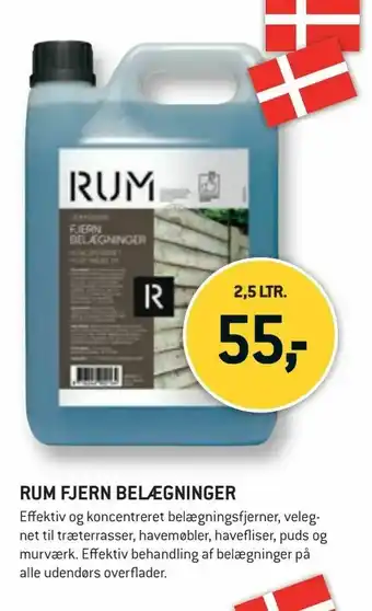 XL-BYG Rum fjern belægninger tilbud